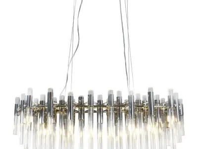 Galvan Light Unique - Statement Tiered Chandelier - 2 Option 3D model