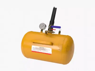 Tire Blaster Tools Low-poly 3D model