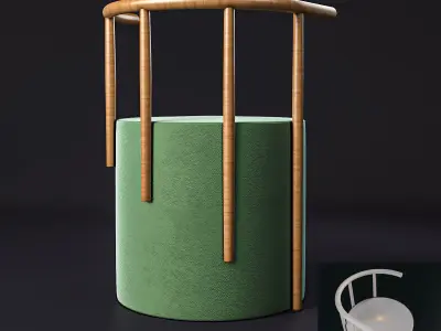 Cylinder Chair Free 3D model