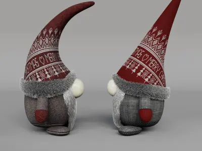 Christmas Gnomes  3D model