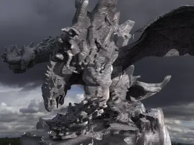 Dragon ogre Wings version  3D model