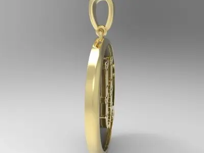 Decorative Letter A 3D print model