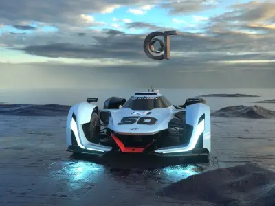  Hyundai N 2025 Vision Gran Turismo model 3d 3D model