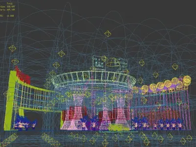 Exhibition - Area - 15X9-3DMAX2009-04 3D model