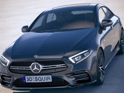 Mercedes CLS53 AMG 2019 3D model