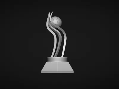 Handball Award Trophy 3D print model