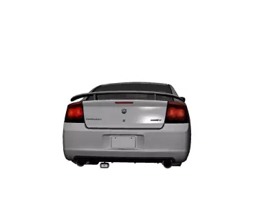 DODGE CHARGER SRT8 Low-poly 3D model