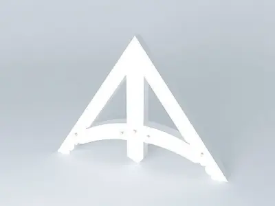 small kingpost truss Free 3D model