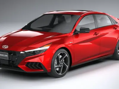 Hyundai Elantra N Line 2021 3D model