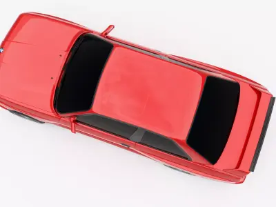 BMW M3 E30 Low-poly 3D model