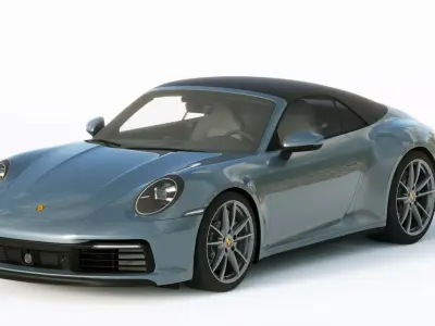 Porsche 911 Carrera 4s cabrio 2019 3D model