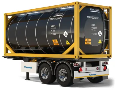 Krone Box Liner eL20 tank container 2023 3D model