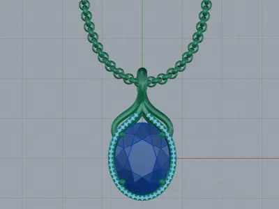 Nice pendant 3D print model