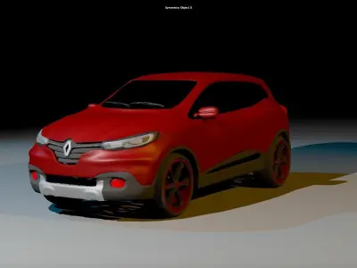 renault kadjar 2017 3D model