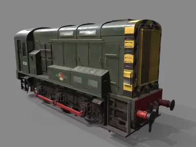 Class 08 Diesel Low-poly 3D model