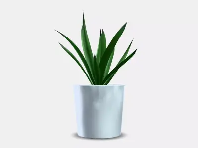 FEJKA Artificial potted plant with pot Low-poly 3D model