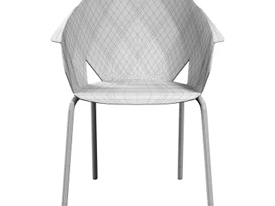  Vondom Vases Armchair Low-poly 3D model