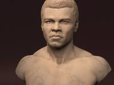 Muhammad Ali 3D print model