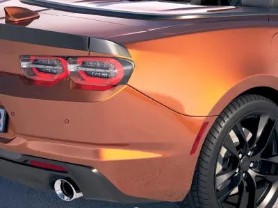 Chevrolet Camaro Convertible RS 1LE CG 2019 3D model