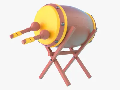 Ramadan Drums 3D model