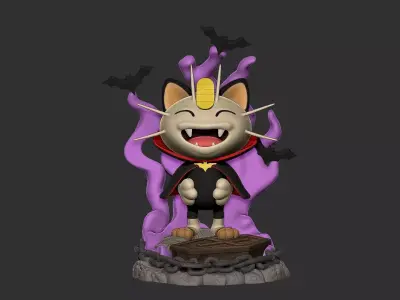 meowth halloween 2025 3D print model