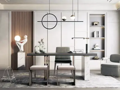 Home model decoration Modern MAX 3D model