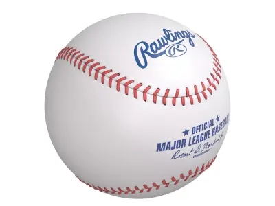 Baseball Rawlings 3D model