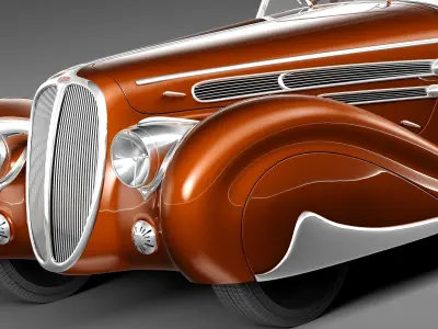 Delahaye T165 1939 3D model
