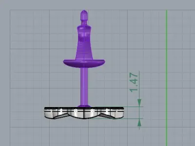 HEART Stud Earrings LOVE GIFT For Valentines Day 3D print model