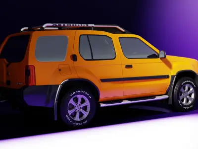 2002-2004 Nissan Xterra  3D model