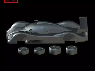 Bentley EXP Speed 8 2001 3D print model