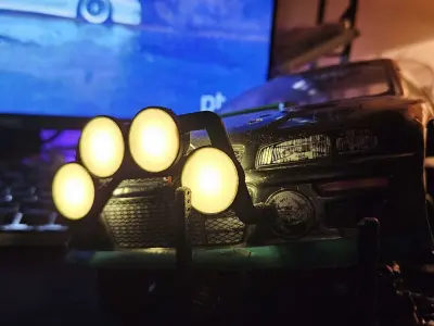 Rc Rally Lights Free 3D print model