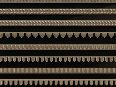 Ornament Pack Vol 17 - Baroque Romanesque Gothic 3D model