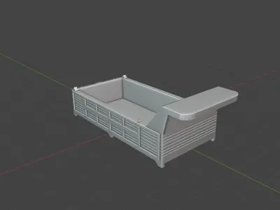 MAN Truck Static Rock Trailer Model for 3D Print 3D print model