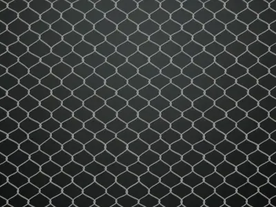 Chainlink Fence Alpha PBR Seamless Texture