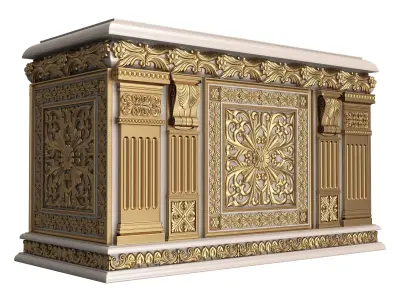 Chest 01 Low-poly 3D model