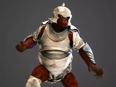 Gorilla Warrior  3D model