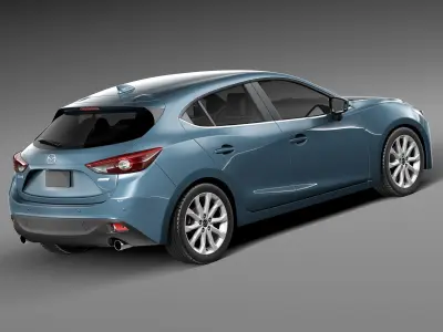 Mazda 3 Hatchback 2014 3D model