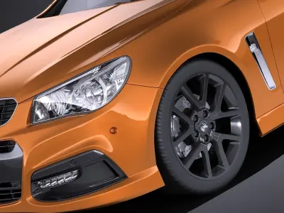 Holden VF Commodore UTE SSV 2016 VRAY 3D model