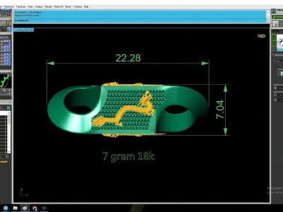 Luxury Jewelry Chain Link Connector 3D Model 3229 3D print model
