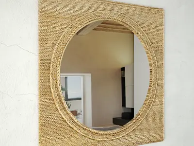 Tisbury Mirror by Currey and Co 3D model