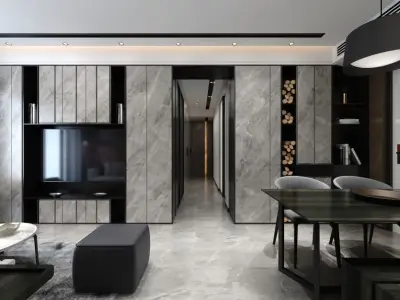living room Interior  3D model