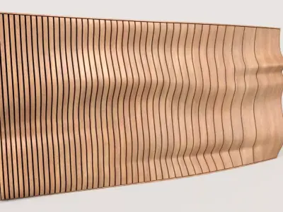 Parametric Wall 02 3D model