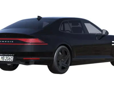 Genesis G90 Prestige Black 3D model