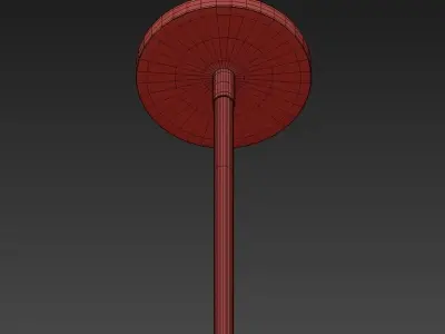 Sculptural Glass 5 Light 3D model purchase