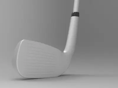 Golf Stick Low-poly 3D model