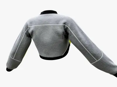 Sport Jacket Low-poly 3D model