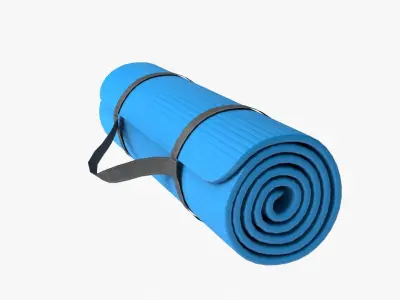 Yoga Mat Low-poly 3D model