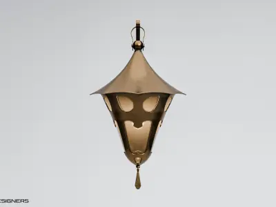 Antique Light Fixture 3D model