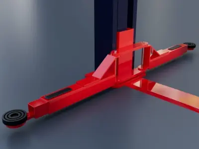 CLARKE Baseplate Car Lift 3D model